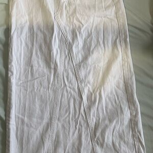 Elegant White Women's Skirt